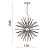 Плафон Azzardo Sirius Stick 110 AZ2117