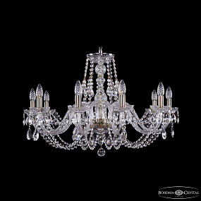 Хрустальная подвесная люстра Bohemia IVELE Crystal 1406/10/300/Pa