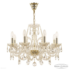 Хрустальная подвесная люстра Bohemia IVELE Crystal 105/8/195 G