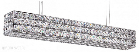 Подвесная светодиодная хрустальная люстра Odeon Light PANTA 4927/48L