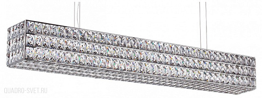 Подвесная светодиодная хрустальная люстра Odeon Light PANTA 4927/48L