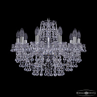 Хрустальная подвесная люстра Bohemia IVELE Crystal 1409/10/195 Ni