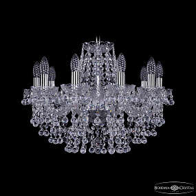 Хрустальная подвесная люстра Bohemia IVELE Crystal 1409/10/195 Ni