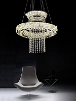 Хрустальная подвесная светодиодная люстра Lumina Deco Sapori DDP 6939