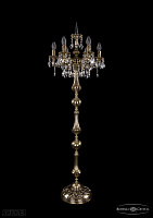 Литой торшер с хрусталем Bohemia IVELE Crystal 7000/6/125-134/A/GB