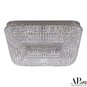 Хрустальная потолочная светодиодная люстра APL LED Sicilia SH604.2.50.A.Ni.4000
