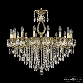 Подвесная хрустальная люстра Bohemia Ivele Crystal Verona 72302/16/300 B GB