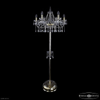 Торшер с хрусталем Bohemia IVELE Crystal 1413T2/6/200-160 G