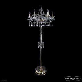 Торшер с хрусталем Bohemia IVELE Crystal 1413T2/6/200-160 G