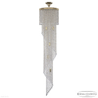 Каскадная хрустальная люстра Bohemia IVELE Crystal 83113/35IV-150 G