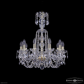 Хрустальная подвесная люстра Bohemia IVELE Crystal 1402/10/195/XL-64 G