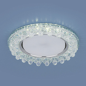 Встраиваемый точечный светильник с LED подсветкой Elektrostandard 3025 GX53