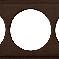 Рамка на 3 поста (венге) Werkel WL15-frame-03