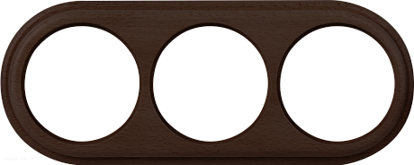 Рамка на 3 поста (венге) Werkel WL15-frame-03