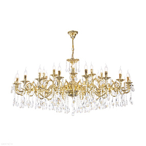 Большая хрустальная люстра Maytoni Monica DIA883-PL-30-G
