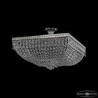 Хрустальная потолочная люстра Bohemia IVELE Crystal 19272/55IV Ni