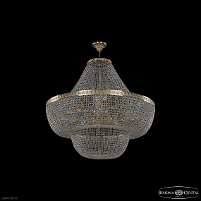 Большая хрустальная люстра Bohemia IVELE Crystal 19091/H1/100IV G