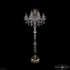 Торшер с хрусталем Bohemia IVELE Crystal 1415T1/8+4/200-165 G