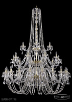 Хрустальная подвесная люстра Bohemia IVELE Crystal 1402/20+10+5/530/h-206/3d/G