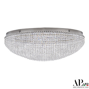 Хрустальная потолочная светодиодная люстра APL LED Sicilia SH508.2.80.A.Ni.4000