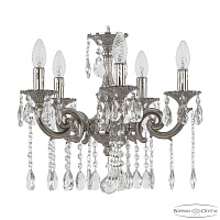 Подвесная хрустальная люстра Bohemia Ivele Crystal Verona 72117/5/125 A Ni