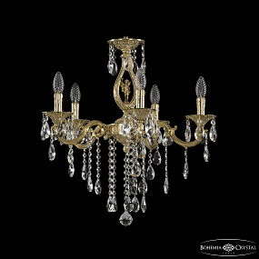 Подвесная хрустальная люстра Bohemia Ivele Crystal Verona 72401/5/175 B G FA5S