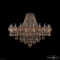Большая хрустальная люстра Bohemia IVELE Crystal 1415/24/530 G M777