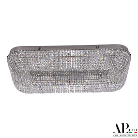 Хрустальная потолочная светодиодная люстра APL LED Sicilia SH622.2.80.A.Ni.4000