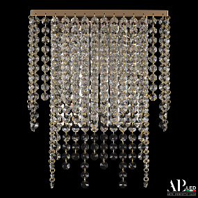 Бра хрустальное светодиодное APL LED Rimini S500.B3.25-32.B.3000.Gold