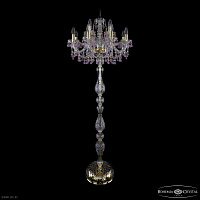 Торшер с хрусталем Bohemia IVELE Crystal 1410T1/8+4/195-165 G V7010