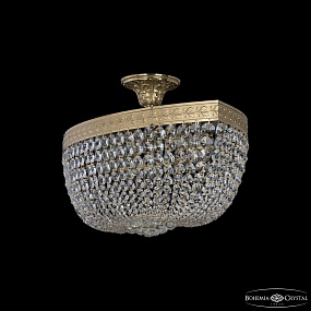 Большая хрустальная люстра Bohemia IVELE Crystal 19283/90IV G