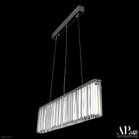 Большая хрустальная светодиодная люстра APL LED Sicilia SH08.90.A.Ni.4000