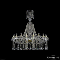 Большая хрустальная люстра Bohemia IVELE Crystal 1413/20/460/XL-147 G