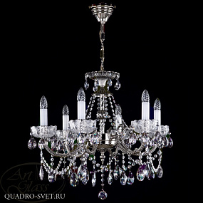 Люстра подвесная ARTGLASS CR 0006/06/30 NICKEL ANTIQUE CE - 8006