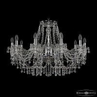 Хрустальная подвесная люстра Bohemia IVELE Crystal 1410/10/300 Ni V0300