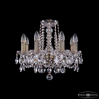 Хрустальная подвесная люстра Bohemia IVELE Crystal 1402/8/141/Pa