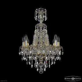 Хрустальная подвесная люстра Bohemia IVELE Crystal 1415/10/141/XL-66 G