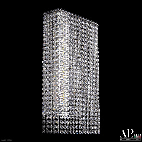 Бра хрустальное светодиодное APL LED Sicilia SH500.B1.25-45.A.Ni.4000