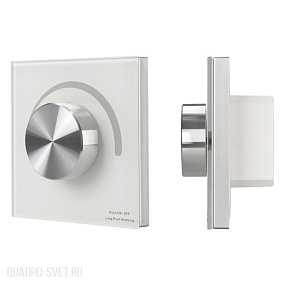 Диммер  Artlight SMART-P37-DIM-IN White (230V, 1.5A, TRIAC, Rotary, 2.4G) 