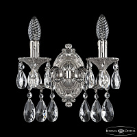 Бра с хрусталем Bohemia Ivele Crystal Verona 7201B11/2/125 A Ni