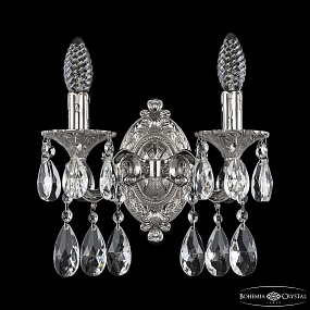 Бра с хрусталем Bohemia Ivele Crystal Verona 7201B11/2/125 A Ni