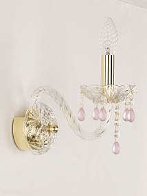 Бра хрустальное Bohemia IVELE Crystal 112B/1/165 G V7010