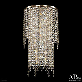 Бра хрустальное светодиодное APL LED Rimini S500.B4.25-50.B.3000.Gold