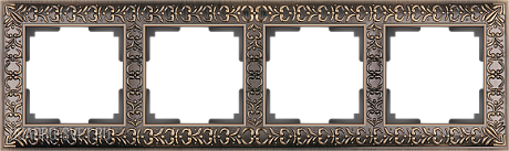Рамка на 4 поста  (бронза) Werkel WL07-Frame-04