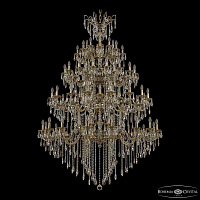Большая хрустальная люстра Bohemia Ivele Crystal Florence 71105/24+24+24+16/590/XL/4d B GB Y1