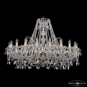 Хрустальная подвесная люстра Bohemia IVELE Crystal 1411/20/400/G