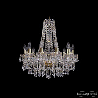 Большая хрустальная люстра Bohemia IVELE Crystal 1403/12/195/h-60 G