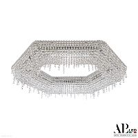 Хрустальная потолочная светодиодная люстра APL LED Rimini S506.0.80.B.4000