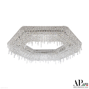 Хрустальная потолочная светодиодная люстра APL LED Rimini S506.0.80.B.4000