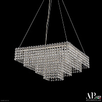 Хрустальная подвесная светодиодная люстра APL LED Sicilia SH03.40.C.Ni.4000